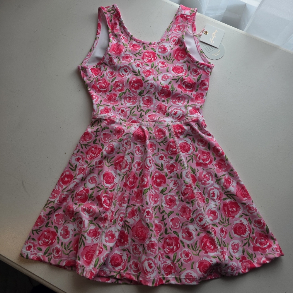 Floral Pink Kids Dress